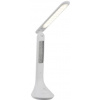Globo 58329W LED stolné svietidlo Tyrell 1x4W | 195lm | 4000K - dotykový stmievač, dotykový vypínač, kalendár, budík, hodiny, biela
