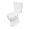 Cersanit ARTECO WC MISA STOJACA, Clean On + sedátko, 3/5 l, biele keramické K667-074