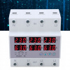 Trojfázový voltmeter na DIN lištu AC390-500V
