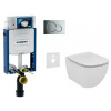 Geberit SET Kombifix 110.302.00.5 +WCzávesné Id.Stand. TESI Aquablade+sedSC+Sigma01ChrLesk 110.302.00.5 NU2