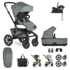 EASYWALKER Jimmey Air Travel Set XXL + Aton B2 i-Size + Base One thyme green 2024