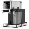 Pákový kávovar s napeňovačom mlieka BestBerg BBCF-2032 / 1350 W / 1,2 l / 20 bar / strieborná/čierna