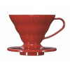 Plastový dripper Hario V60-01 červený