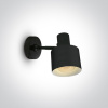 One Light Serena K nástenná lampa 1x10 W čierna 60118/B