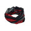 Sport.šátek s flísem černo-červený SATEK-9-FLIS
