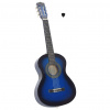 zahrada-XL Klasická gitara pre začiatočníkov a deti modrá 1/2 34