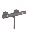 Hansgrohe Ecostat Comfort - Termostatická sprchová batéria, kefovaný čierny chróm 13116340