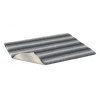 Vetbed protišmyk / Drybed sivý pruhy 150 x 100 cm, vlas 30 mm