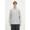 Bavlnená košeľa Fred Perry pánska, tmavomodrá farba, regular, s golierom button-down, M6574.X86
