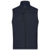 James&Nicholson Pánska softshellová vesta JN1170 Navy XL