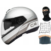 Moto prilba SCHUBERTH C4 Pulse Silver veľkosť XL (Moto prilba SCHUBERTH C4 Pulse Silver veľkosť XL)