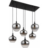 Globo Lighting Maxy závesné svietidlo 6x40 W čierna 15548-6H