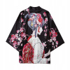 Kostým, maska - Japonský kimono haori samurai Kanji Sovenir G3 (Japonský kimono haori samurai Kanji Sovenir G3)