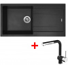Sinks Amanda 990 Nanoblack + Mix 3 P Nanoblack