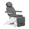 Elektrické pedikérske kreslo SILLON CLASSIC PEDI 3 motorové s kolískou šedé