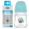 Fľaša Canpol Babies EasyStart 120 ml, modrá