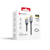 Kábel HDMI 2.1 Forcell Cafule 8K 60Hz / 4K 120Hz – Ultra High Speed, HDR, eARC, VRR, 48Gbps 1 m Black