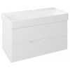 Sapho MEDIENA umývadlová skrinka 96,5x50,5x48,5cm, biela matná/biela matná SPH MD100