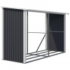 IWHome Dreváreň HESTIA AW-C, antracit 302 × 119 × 190cm IWH-10230009