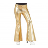 Elastické nohavice zlaté lesklé L 42-44