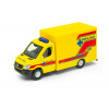 Welly - Mercedes Benz Sprinter ambulancia model 1:34 žltá