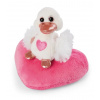Nici Love Classic - Love Bílá labuť se srdíčkem - 10 cm - GREEN