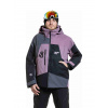 Pánska Snb & Ski Bunda Shader Gray Dark / Orchid Meatfly|L