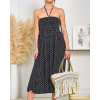 Resti Women's knee-length polka dot dress čierna | biela M/L - 39 Resti 5905350843633