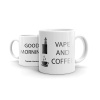 Hrnek Vapetalk s Karotkou - Good Morning (Bílý)