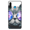 Lesklé pouzdro iSaprio pro Huawei P30 Lite - Galaxy Cat (Lesklé pouzdro, kryt, obal iSaprio Exclusive na mobil Huawei P30 Lite s motivem Galaxy Cat - elegantní skleněný vzhled, skvělá ochrana mobilu a