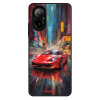 Lesklé pouzdro iSaprio pro Realme C67 - Ferrari (Lesklé pouzdro, kryt, obal iSaprio Exclusive na mobil Realme C67 s motivem Ferrari - elegantní skleněný vzhled, skvělá ochrana mobilu a luxusní styl, v