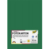 FOLIA Dekoračný kartón, 2 stranný, A4, 300 g, 50 listov, FOLIA, tmavozelený