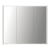 SAPHO - BATU zrkadlová galerka 80x71x15 cm, 2x LED osvetlenie, biela (1141131)