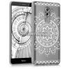 Silikónový obal Huawei Honor 6X – IMD – Aztec Design biela