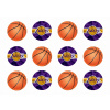 POPLATOK NA BÁBOVKY MUFFINKI sada na narodeniny 12ks - LA LAKERS NBA