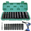 PROFESIONÁLNY SADA NÁSTRČIEK 1/2 PALCA 10-24MM ČIERNY