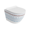Lavita SOFI SLIM FOLKLOR závesné WC, Rimless 5900378335412