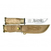Marttiini Lapp knife 245 stainless steel/curly birch/leather/finger guard 245010