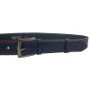 PENNYBELTS Kožený opasek 25-1-CV-56 modrý - 95 cm