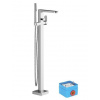 Ravak CHROME CR 080.00 Batéria vaňová 970 mm do podlahy s R-boxom chróm + Cleaner Chrome X070101