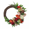 Veniec na dvere - 1PC Simulácia Rose Wreath pre festival (Veniec na dvere - 1PC Simulácia Rose Wreath pre festival)