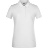 James & Nicholson Polokošile JN 8009, bio bavlna, krátký rukáv, dámská COT02800900103-white L Bílá