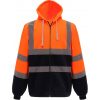 YOKO HI-VIS HVK07 / Reflexná mikina s kapucňou - HV orange/navy XXL