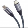 PremiumCord USB-C kabel ( USB 3.2 GEN 2x2, 5A, 100W, 20Gbit/s ) bavlněný oplet, 3m KU31CR3