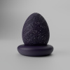 Svietiace veľkonočné vajíčko LUMINA – veľkonočná dekorácia (LED) Farba: Purple