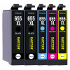 5 x ATRAMENT PRE HP 655 XL 4625 5525 6520 6525 3525 4615