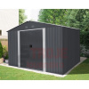 Riwall PRO RMSA 8x10 Anthracite zahradní domek kovový 3 x 2,4 m se sedlovou střechou antracit