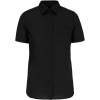 Kariban Košile Judith K548, popelínová, krátký rukáv, dámská COT20K54800203-black L Černá
