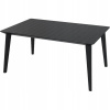 Záhradný stôl, stolík - Balkónový stôl vyrobený z liatiny s priemerom 85 cm hnedej farby (Balkónový stôl vyrobený z liatiny s priemerom 85 cm hnedej farby)
