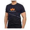 Alpha Industries Basic T RUBBER tričko pánske black Veľkosť: S, Farba: čierna